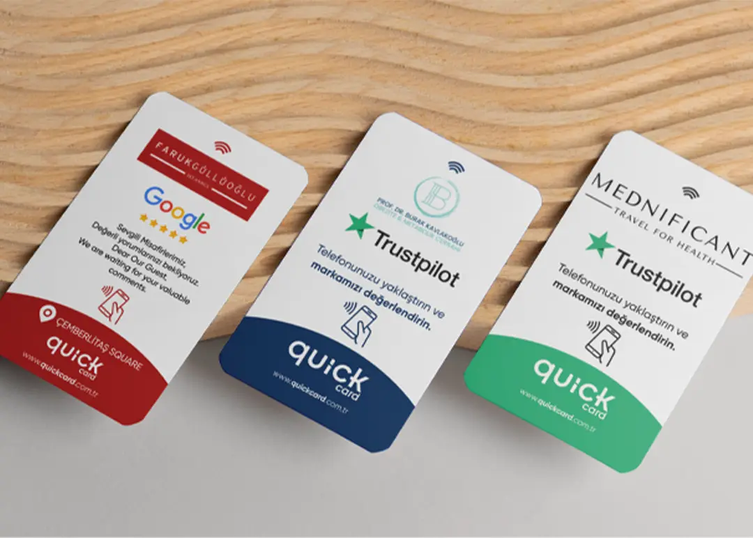 NFC Yorum Kartı | Müşterilerinizden Anında Yorum Almanın Kolay Yolu